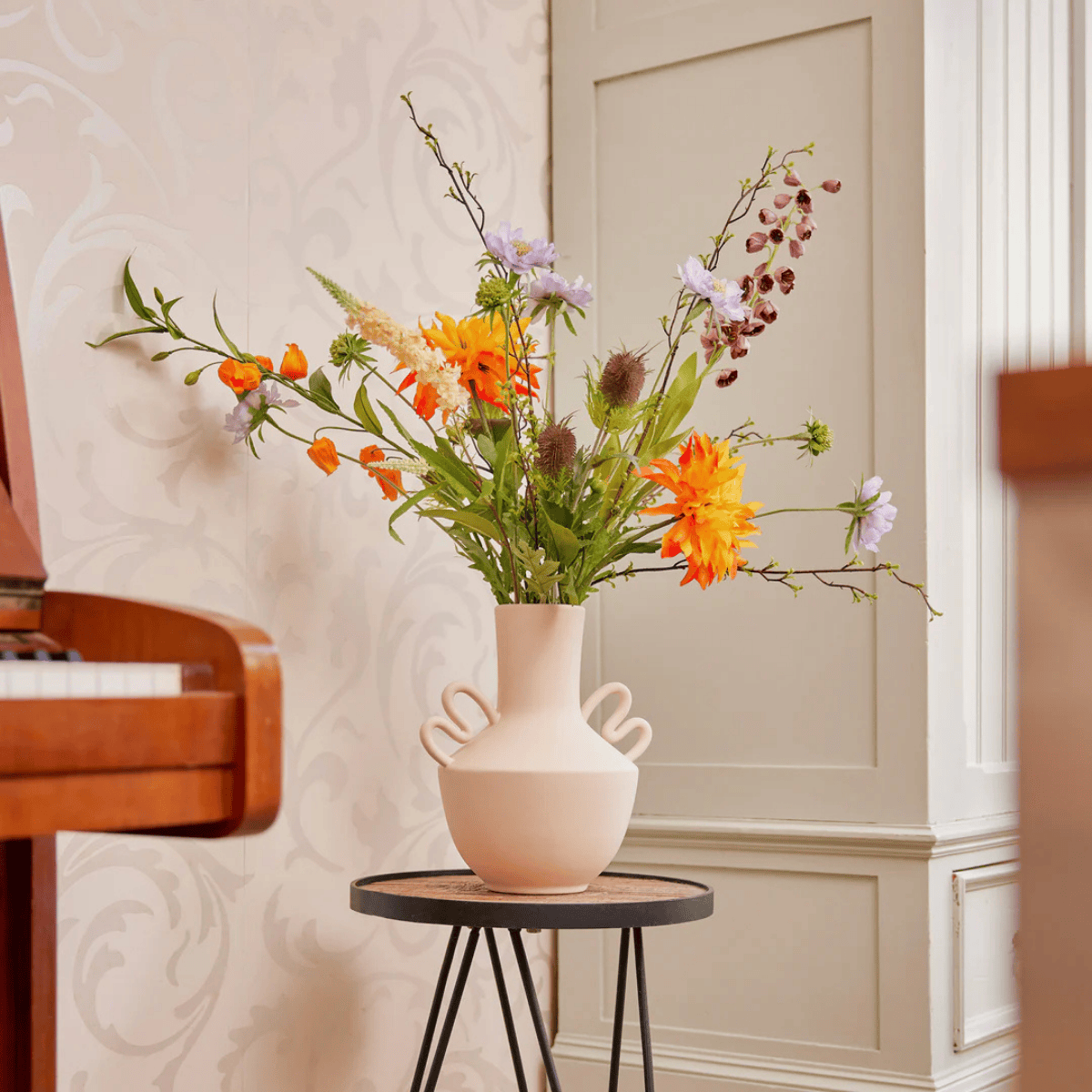 Zijden bloemen met korting