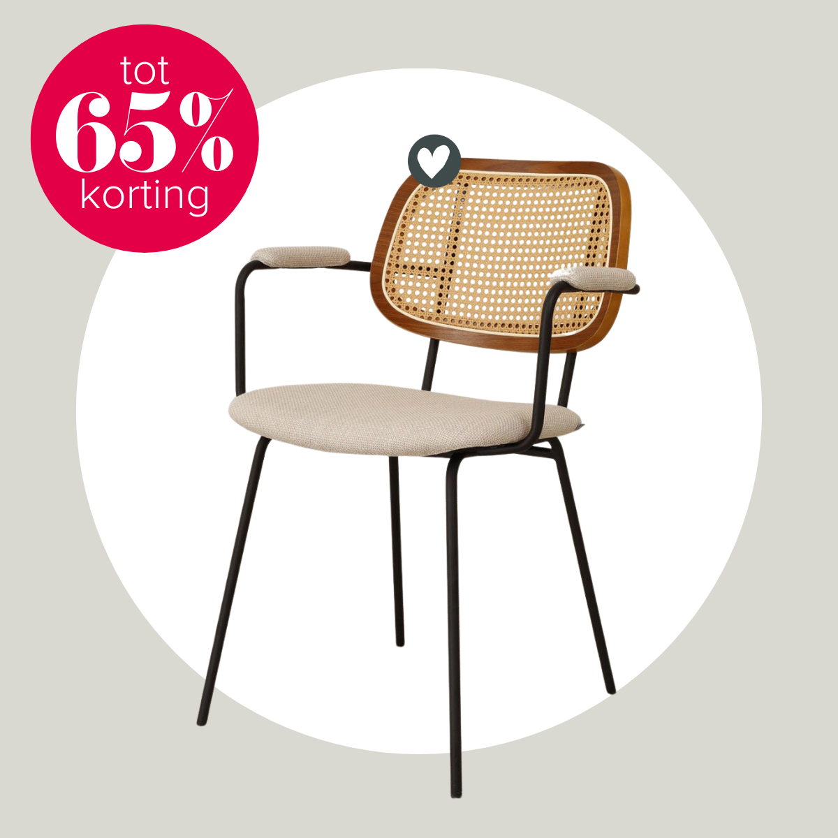 Tot 65% korting op stoelen