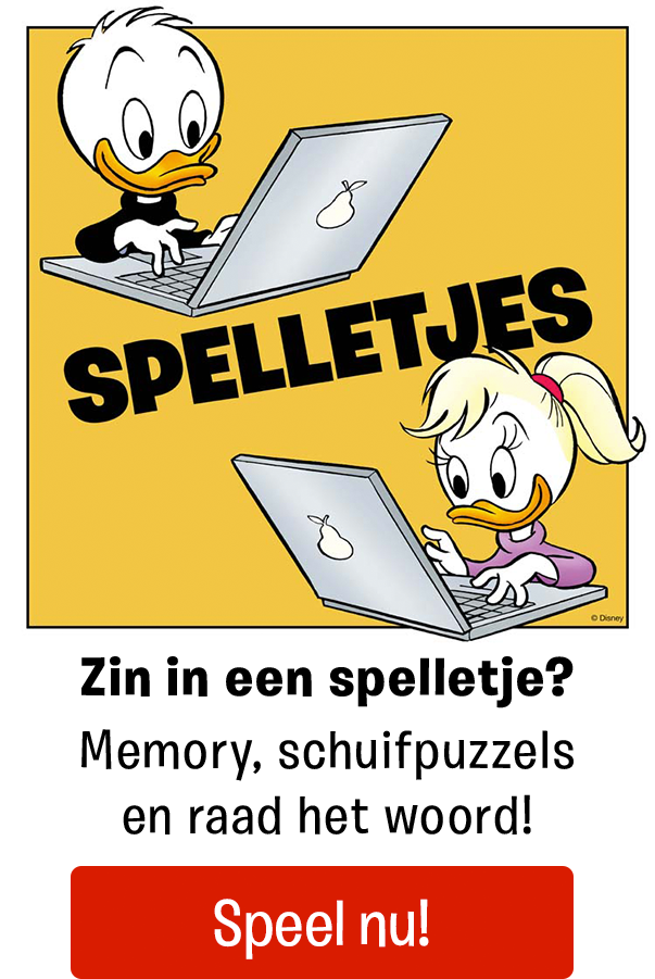 Spelletjes op DonaldDuck.nl