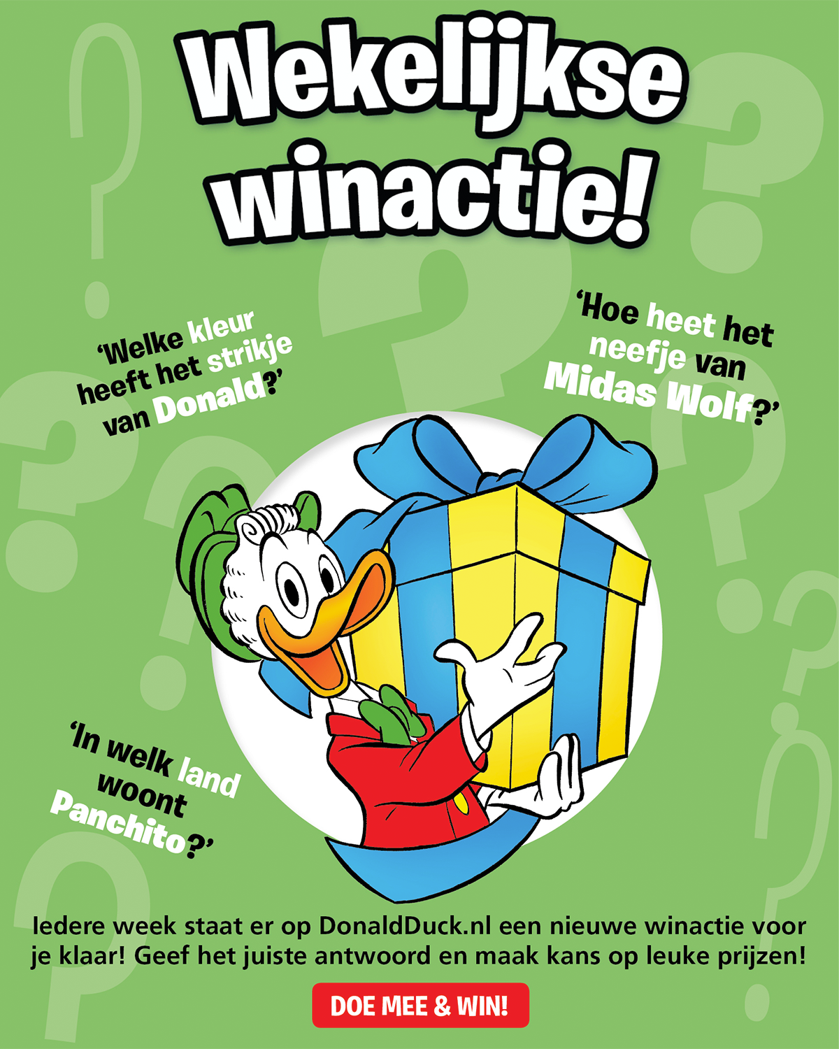 Wekelijkse Winactie