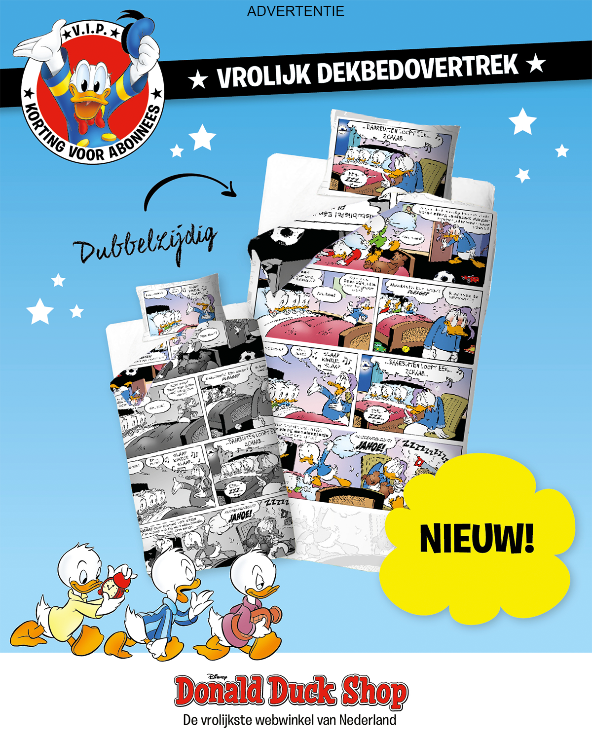 Vrolijk dekbedovertrek