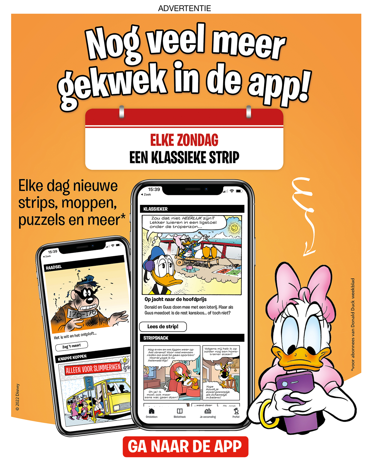 Gekwek over een app