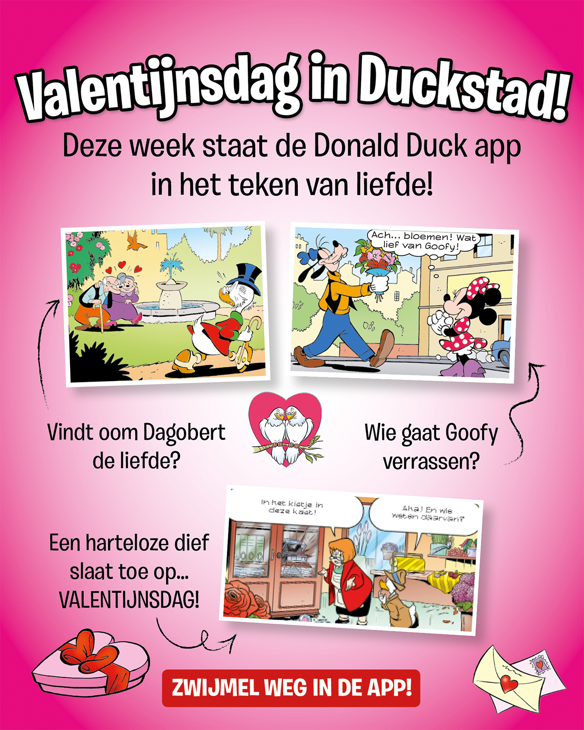 Valentijnsdag in de app
