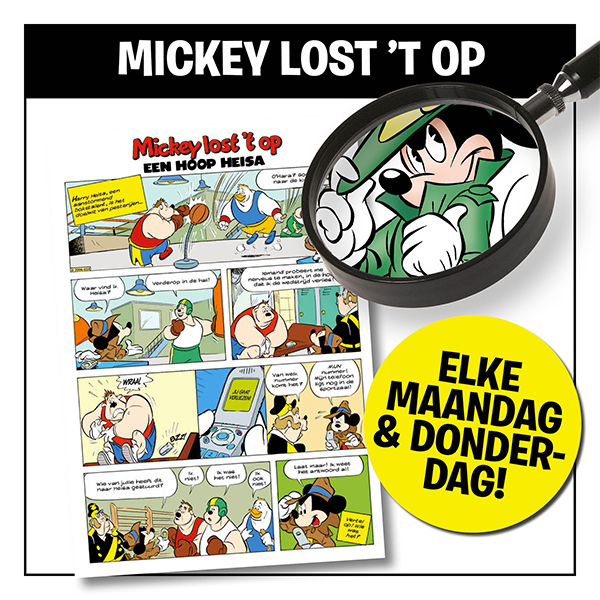 Mickey Lost 't Op