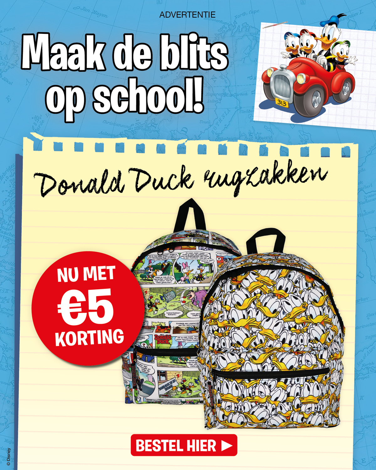Zomer Duck Deals rugzak
