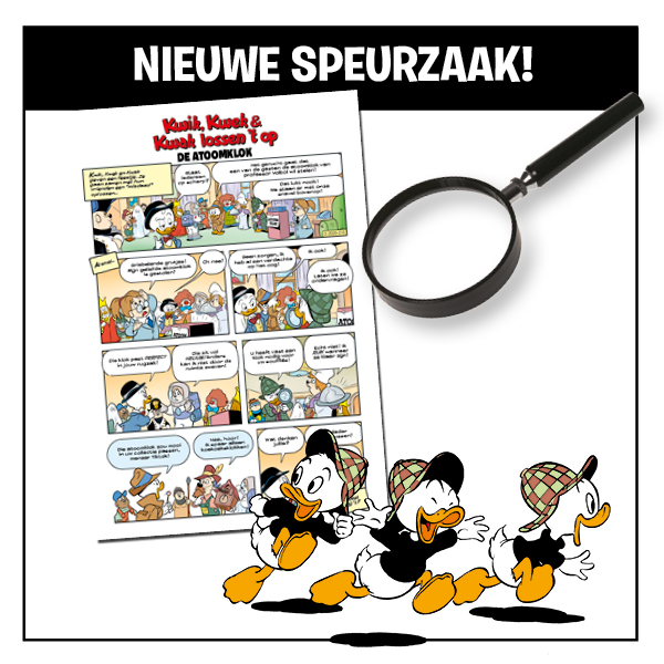 Kwik Kwek en Kwak lossen t op