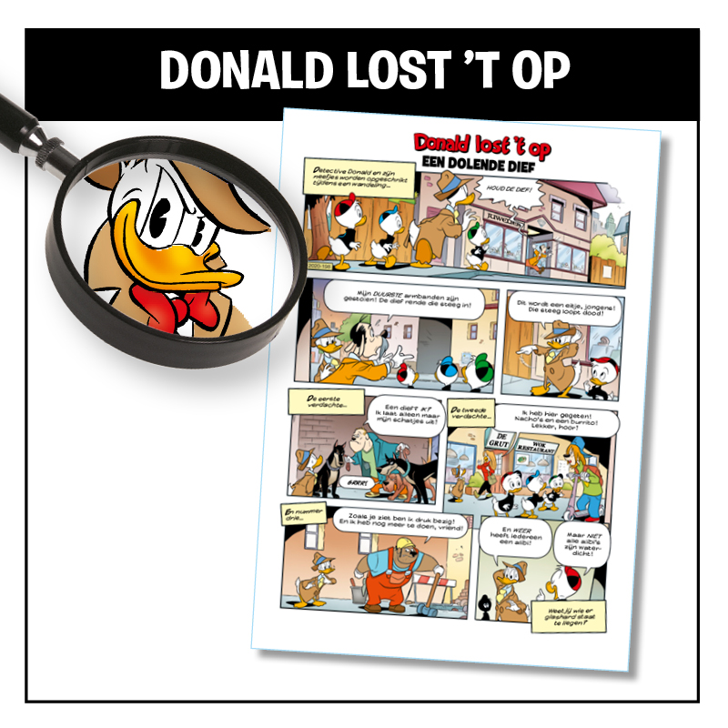 Donald lost 't op