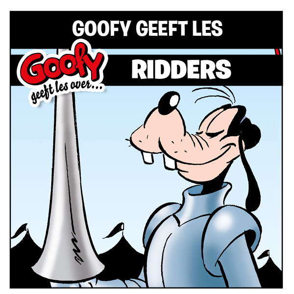 Goofy geeft les over ridders