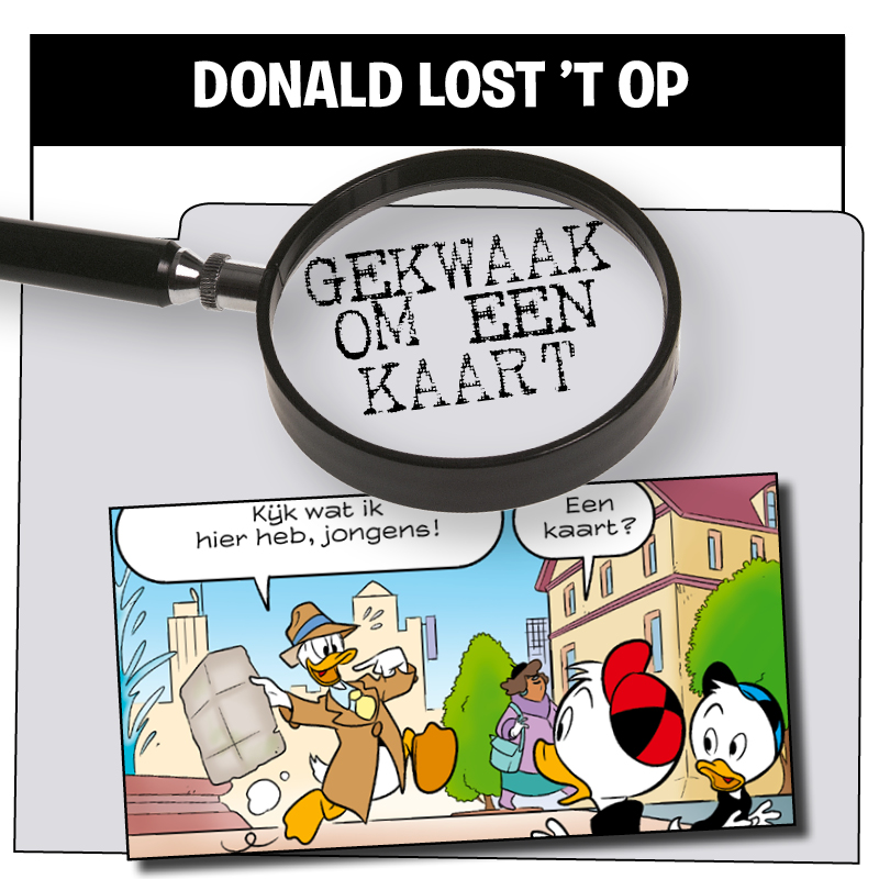 Donald lost 't op