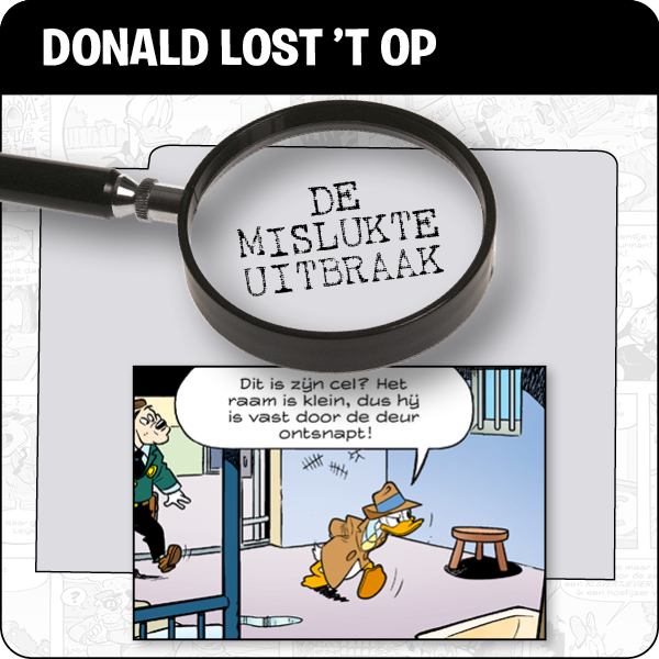 Donald lost 't op