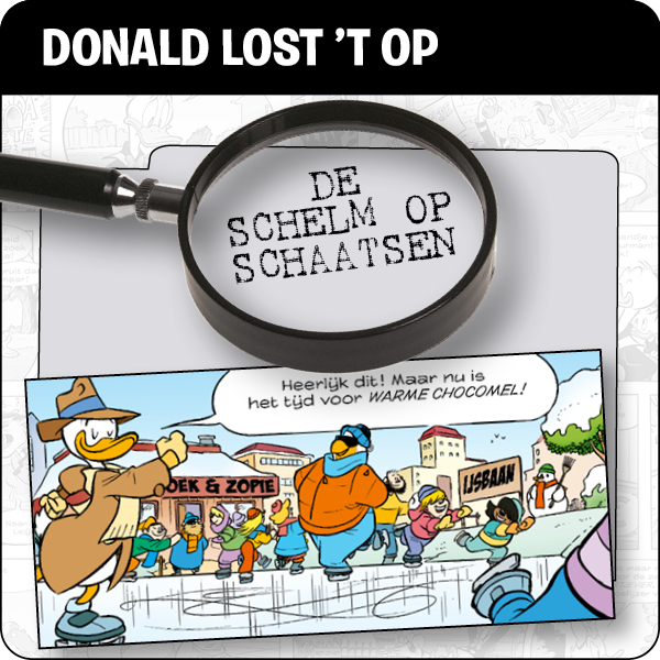 Donald lost 't op